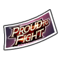 Ticket de tirage PROUD TO FIGHT