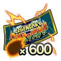 Ticket de tirage SP garanti LEGENDARY SAIYAN [Nouveau LL 5% / 600 Pouvoirs Z]