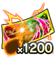 Ticket de tirage SP garanti Guerrière fusionnée par les liens de l'Univers 6 ! [Nouveau LL 5% / 1200 Pouvoirs Z]