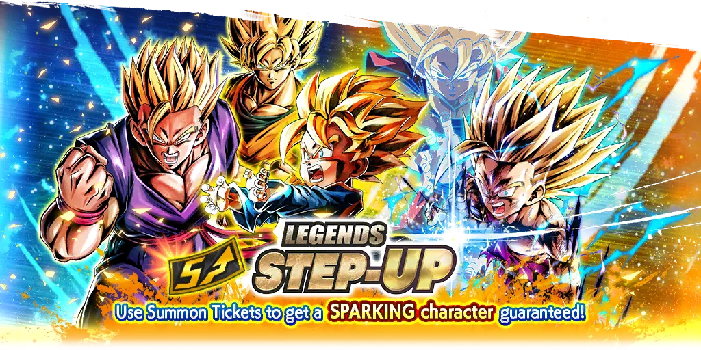 Tirage de ticket SPARKING garanti LEGENDS STEP-UP Vol.3