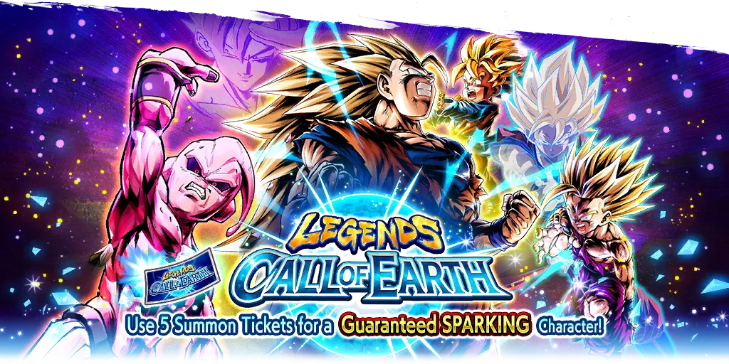 Tirage de ticket SPARKING garanti LEGENDS CALL OF EARTH