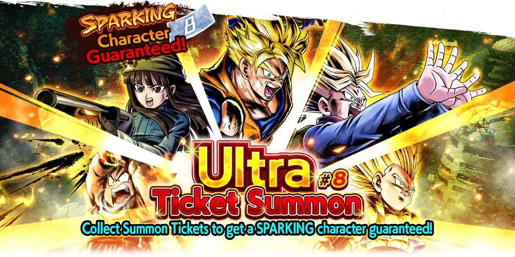 SPARKING garanti ! Ultra tirage de ticket - Série 8