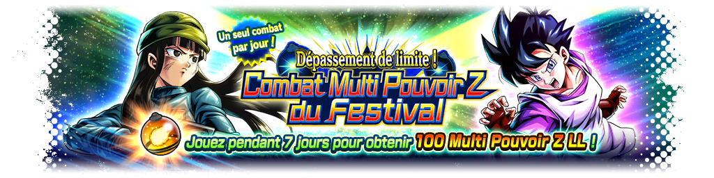 Dépassement de limite ! Combat Multi Pouvoir Z du festival