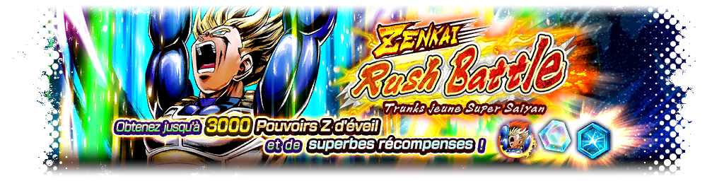 ZENKAI Rush Battle - Trunks jeune Super Saiyan -