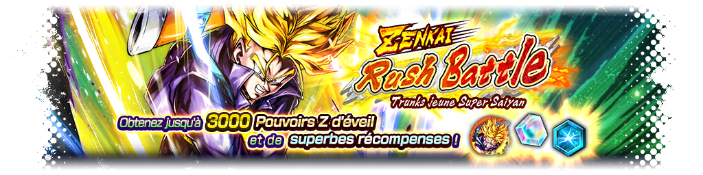 ZENKAI Rush Battle - Trunks jeune Super Saiyan -