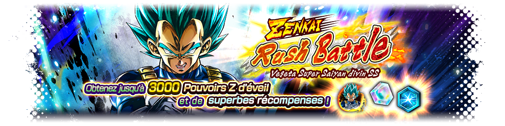 ZENKAI Rush Battle - Vegeta Super Saiyan divin SS -