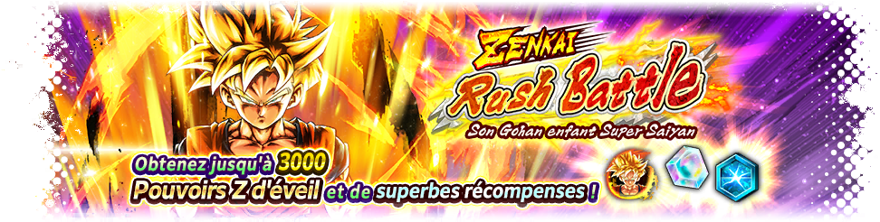 ZENKAI Rush Battle - Son Gohan enfant Super Saiyan -
