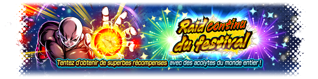 Raid continu du festival VS Jiren