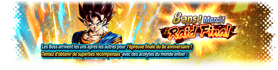 8 ans ! Merci ! Raid Final
