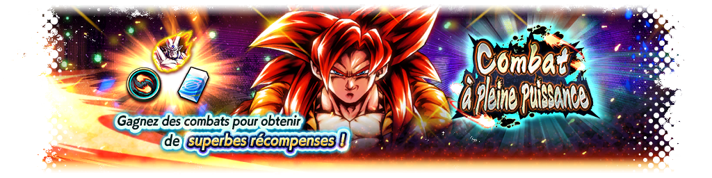 Combat à pleine puissance VS Gogeta Super Saiyan 4